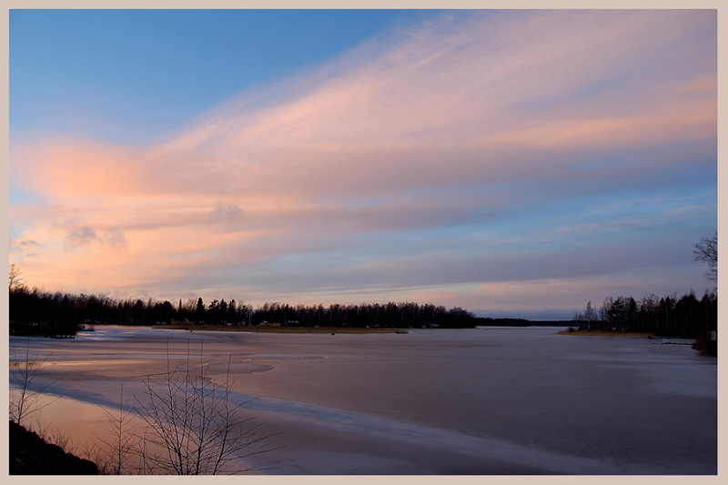 photo "Sunday afternoon" tags: landscape, sunset, winter