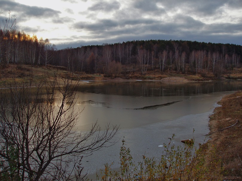 фото "Первый ледок" метки: пейзаж, осень