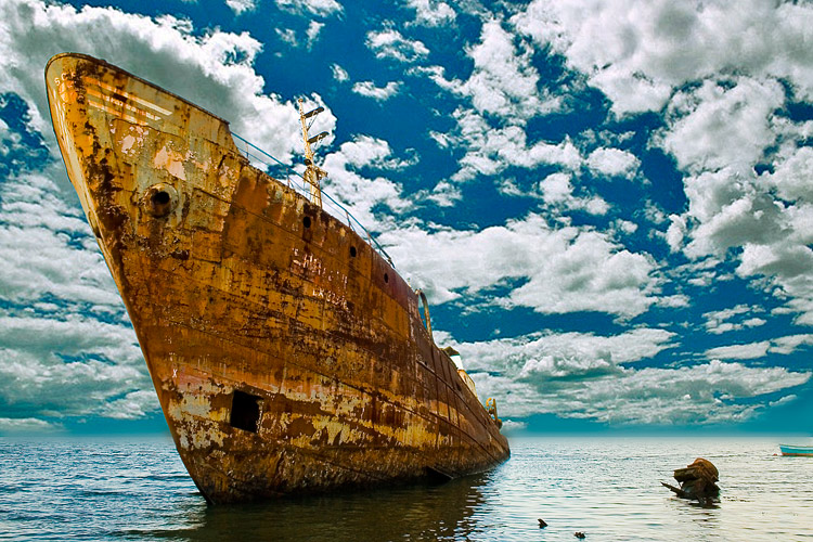 фото "Lost ship" метки: пейзаж, вода