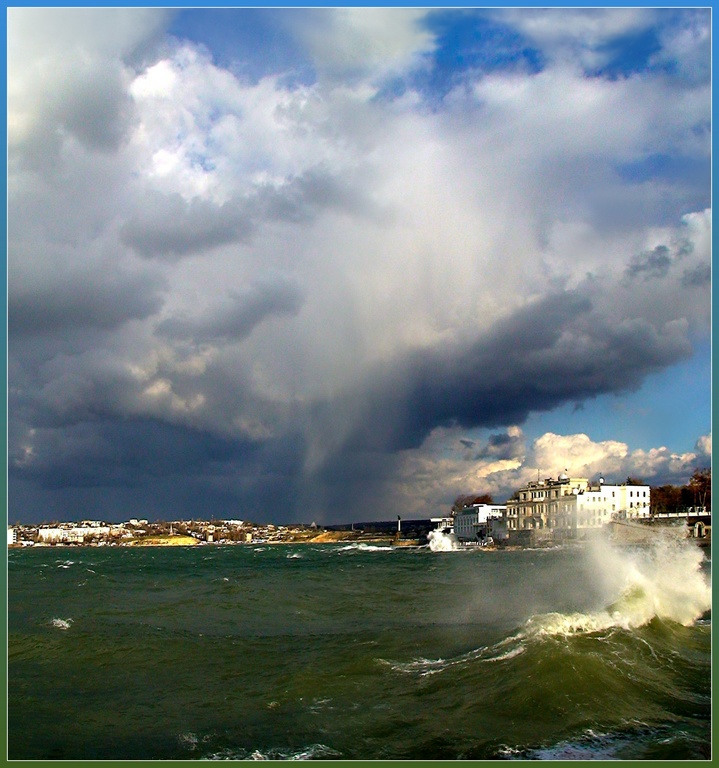 photo "Slight breeze ..." tags: landscape, clouds, water