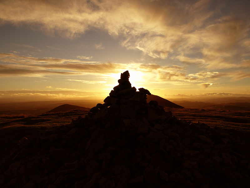 photo "Sunset from the Eildon Hills" tags: landscape, sunset