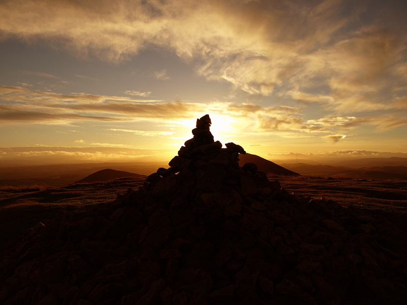 фото "Sunset from the Eildon Hills" метки: пейзаж, закат