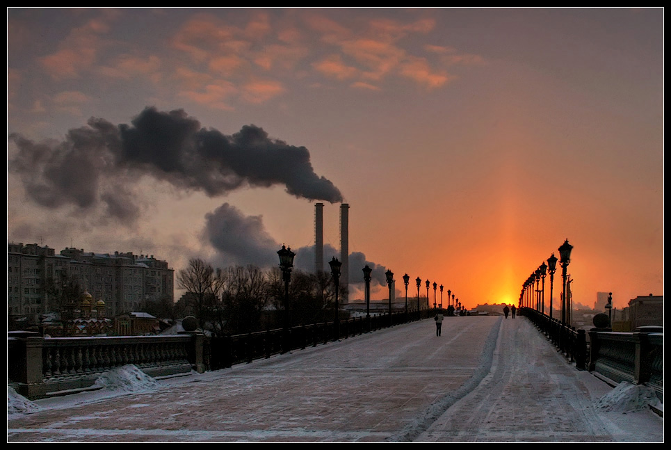 фото "Солнечный столб" метки: , 