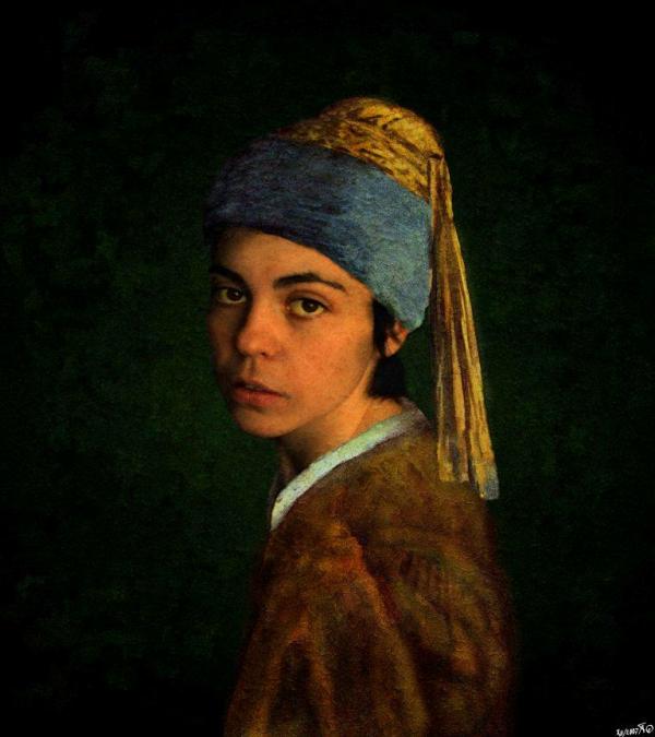 фото "Portrait Woman T" метки: портрет, фотомонтаж, женщина