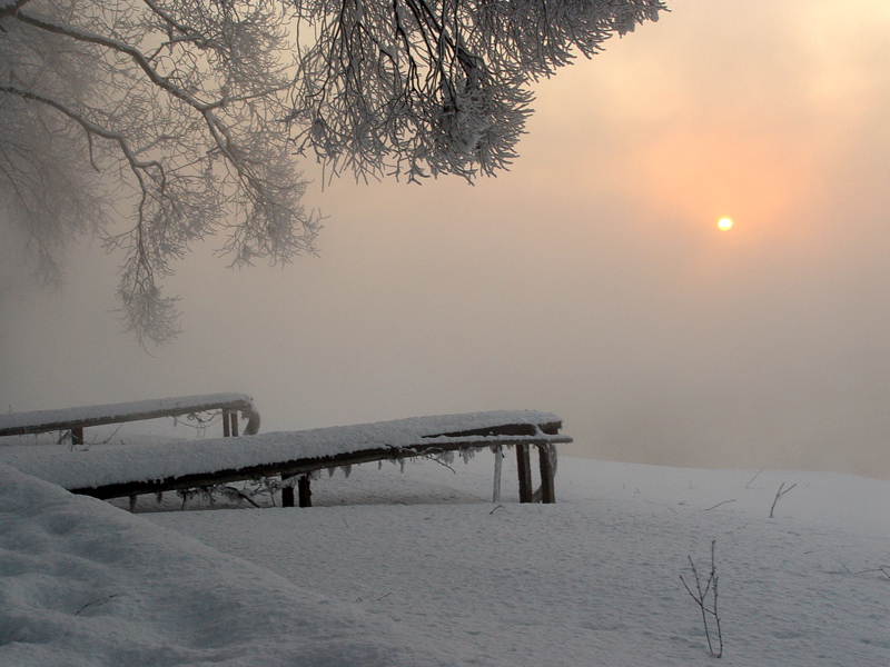 photo "***" tags: landscape, sunset, winter