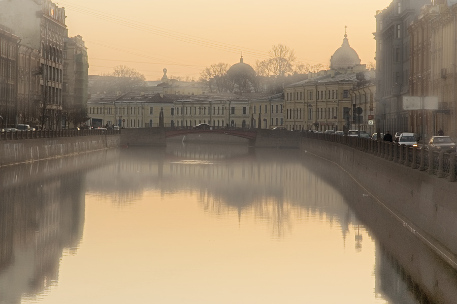 фото "Петербург. Река Мойка. Утро..." метки: город, 