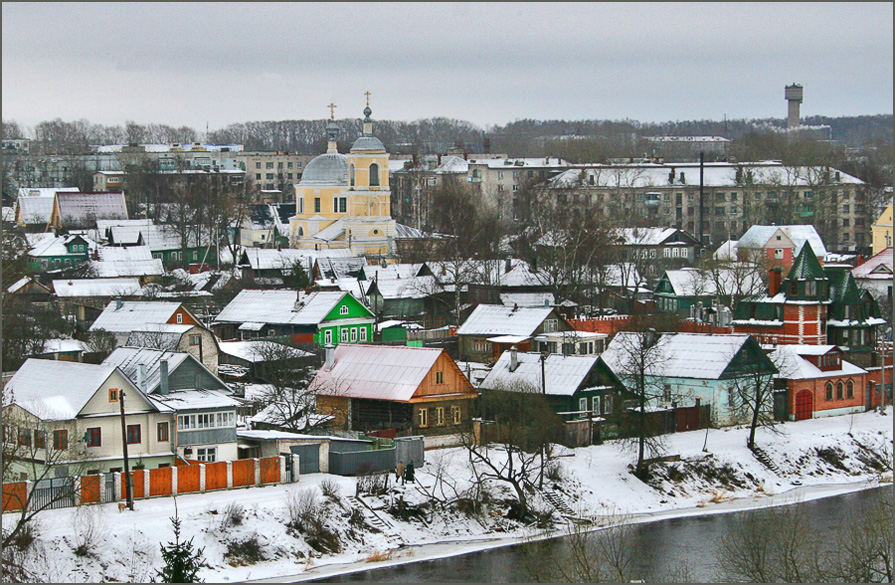 фото "Зима вТоржке" метки: архитектура, пейзаж, 