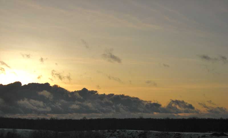 photo "****" tags: landscape, clouds, sunset