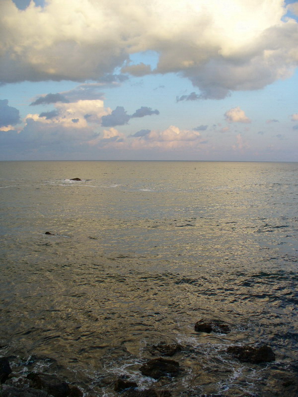 photo "Evening light" tags: landscape, clouds, water