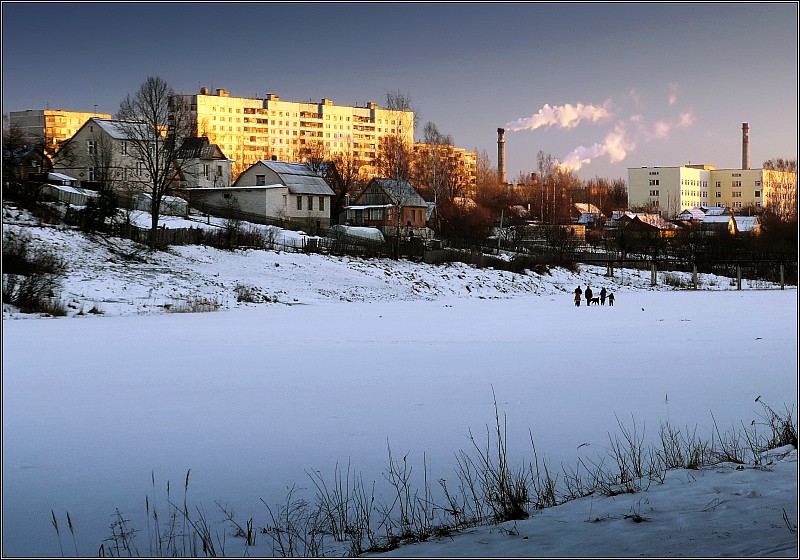 фото "Январский вечер" метки: пейзаж, зима