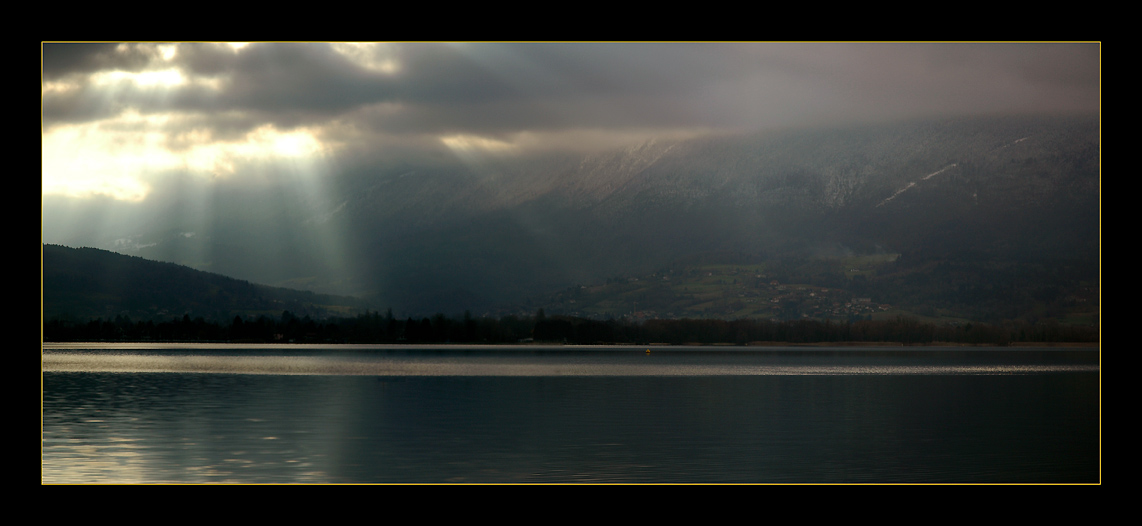 фото "Evening light before a snow fall" метки: пейзаж, панорама, зима