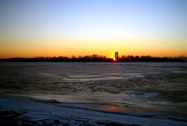 photo "The Morning of the New Year" tags: landscape, sunset, winter