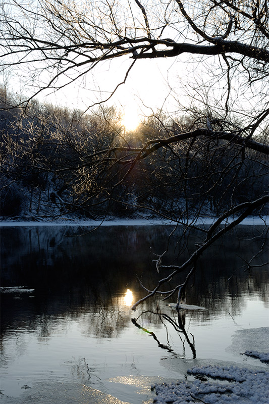 photo "***" tags: landscape, sunset, winter