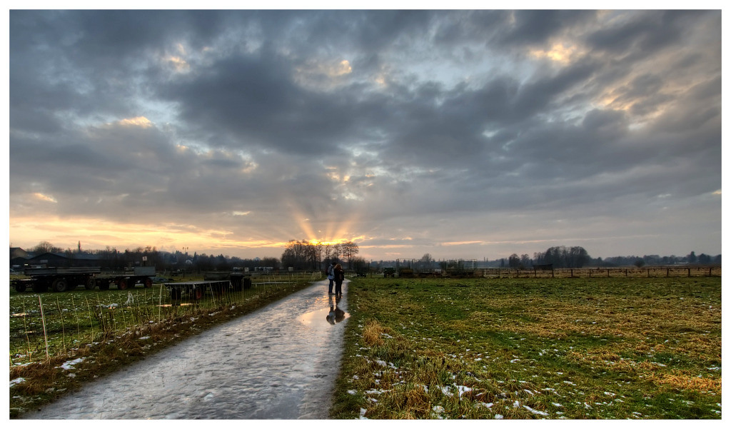 photo "The fingers of heaven" tags: landscape, clouds