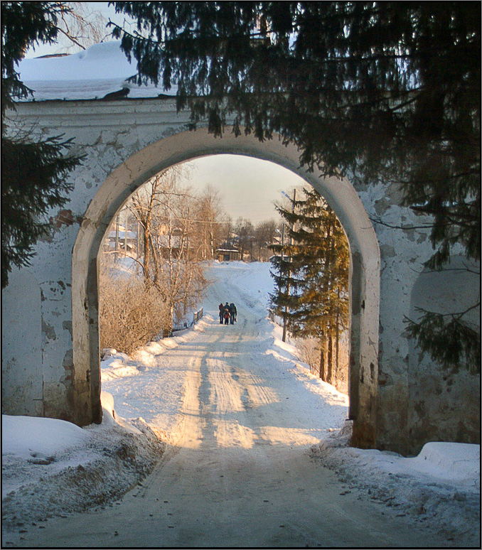 фото "Зимняя арка" метки: пейзаж, зима