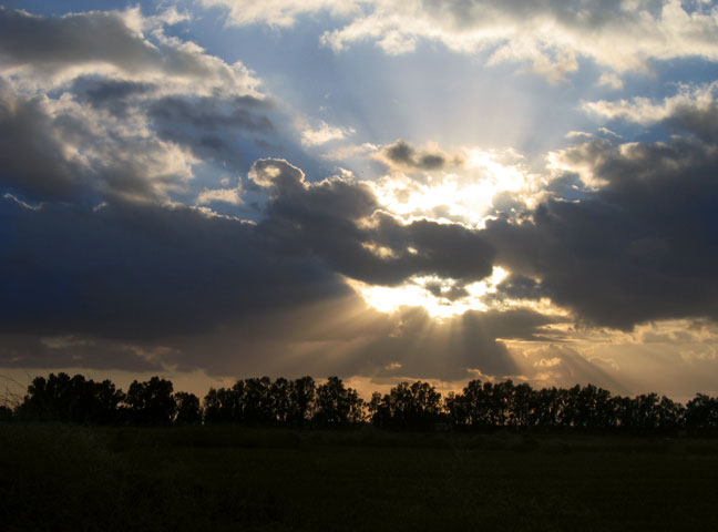 photo "***" tags: landscape, clouds, sunset