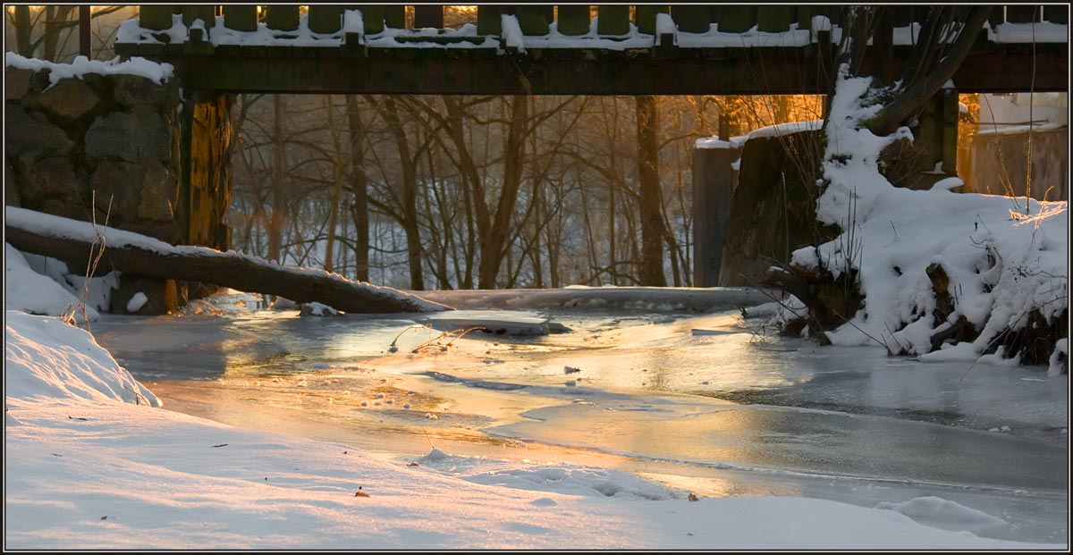 photo "Frozen flow" tags: landscape, winter