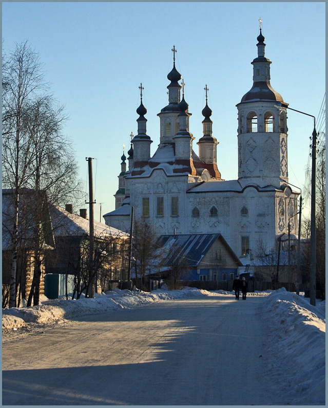 photo "Walks on Totma" tags: architecture, landscape, 