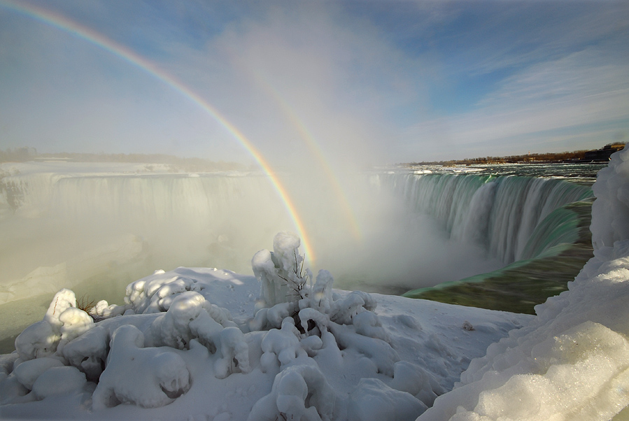 photo "Winter waterfalls" tags: landscape, winter