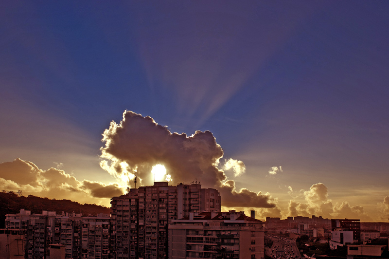 фото "Afternoon Lisbon" метки: пейзаж, закат, облака
