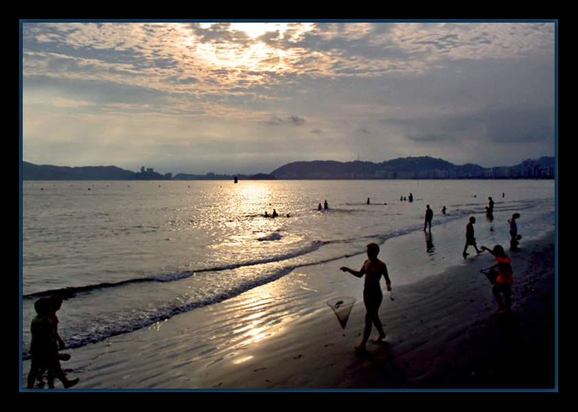 photo "Time to play" tags: landscape, sunset, water