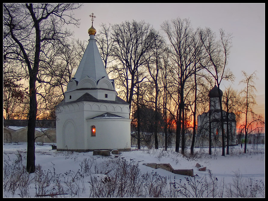 photo "Winter sunset" tags: , 