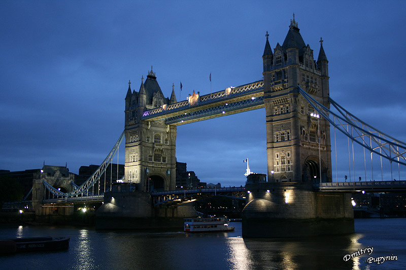 фото "Tower bridge" метки: пейзаж, архитектура, ночь