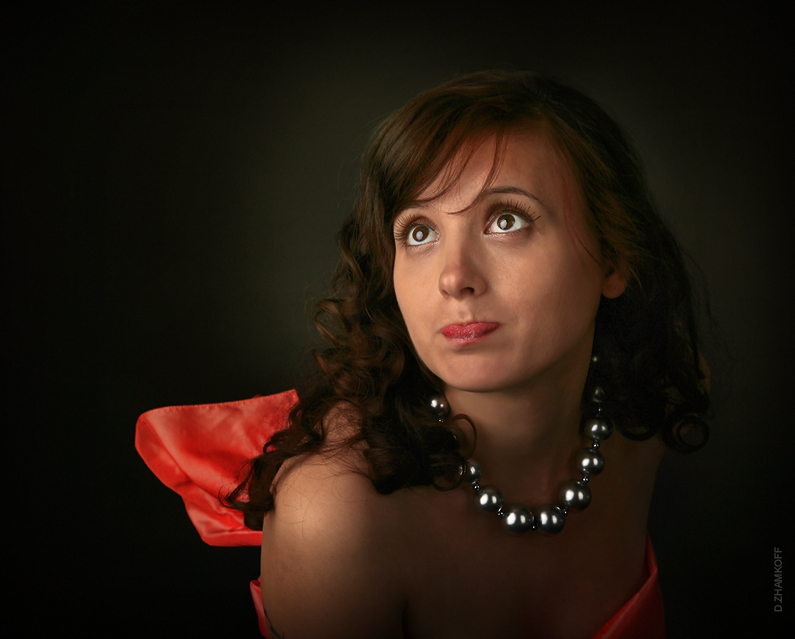 photo "More red" tags: portrait, glamour, woman