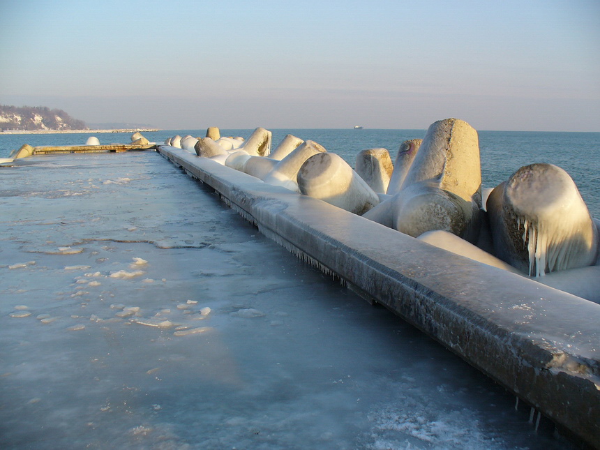 photo "The quay" tags: landscape, water, winter