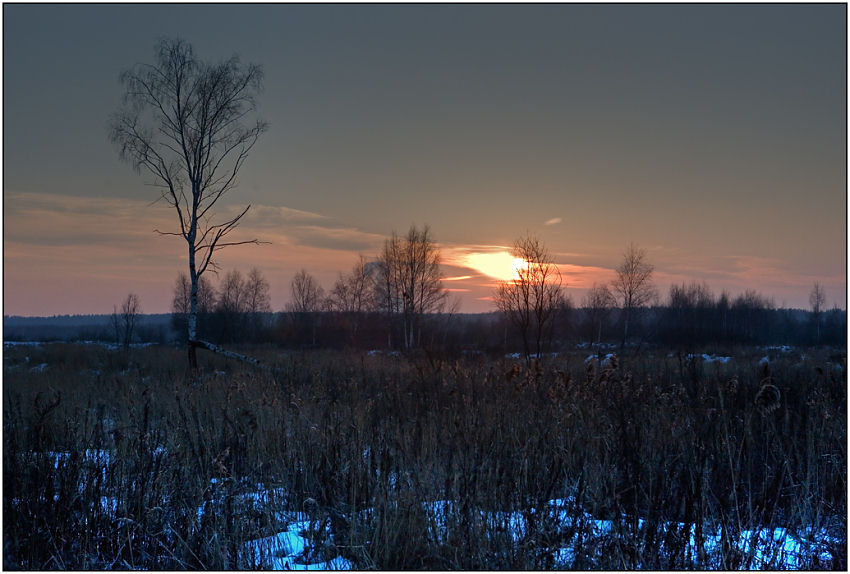 photo "Twilight before New year" tags: landscape, sunset, winter