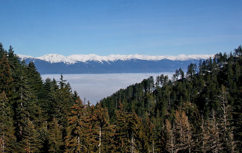 фото "С высоты птичьего полёта" метки: пейзаж, горы, зима