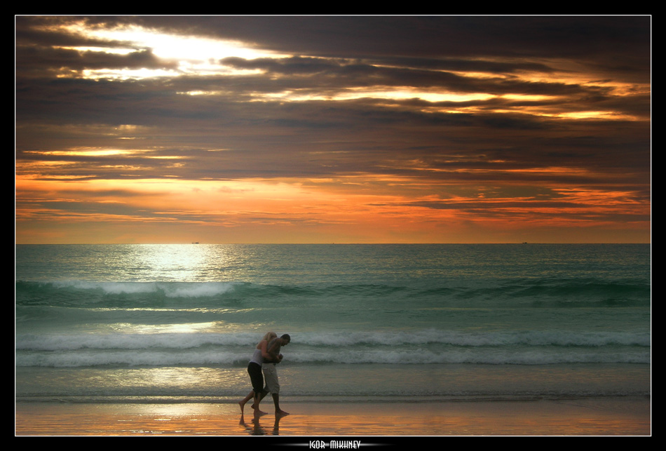 photo "* Sundown for Two *" tags: landscape, sunset