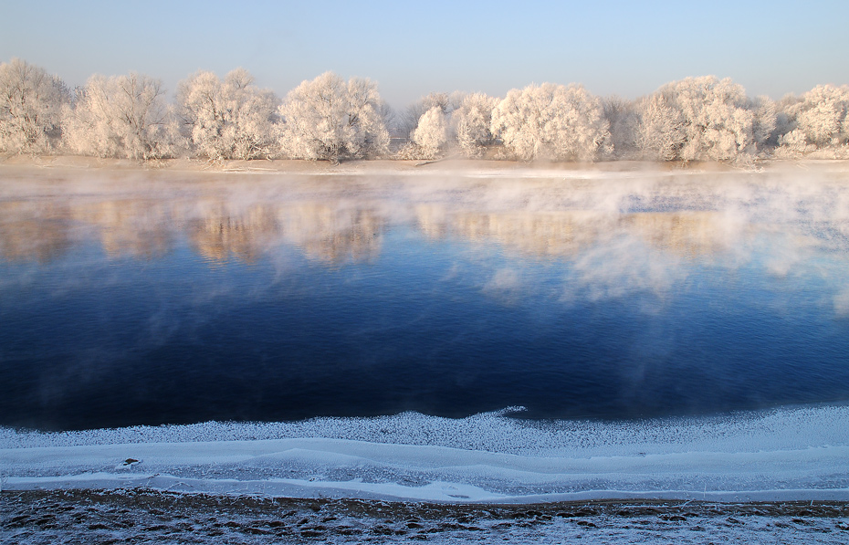 photo "***" tags: landscape, water, winter