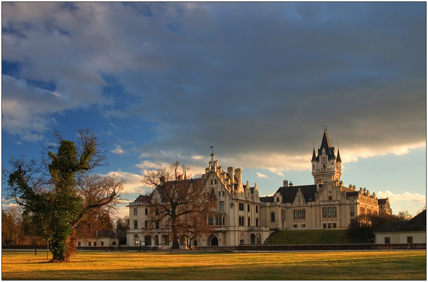 photo "Palace Graffenegg" tags: architecture, landscape, sunset