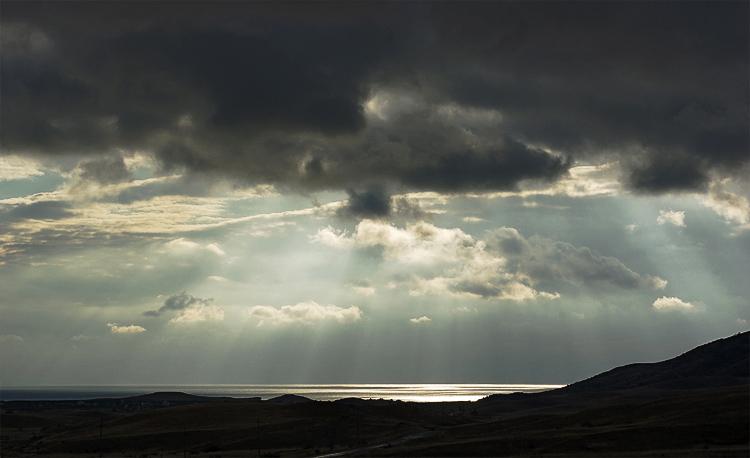 photo "Evening" tags: landscape, clouds, water