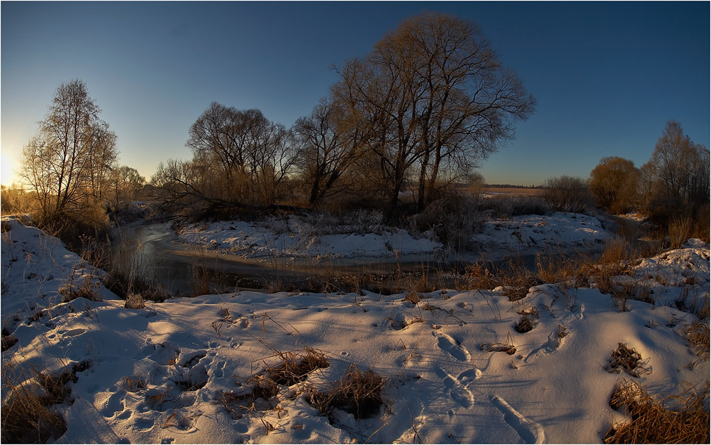 photo "Winter morning" tags: landscape, sunset, winter