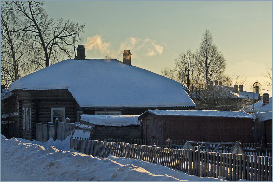 photo "Smoke motherland ..." tags: landscape, winter