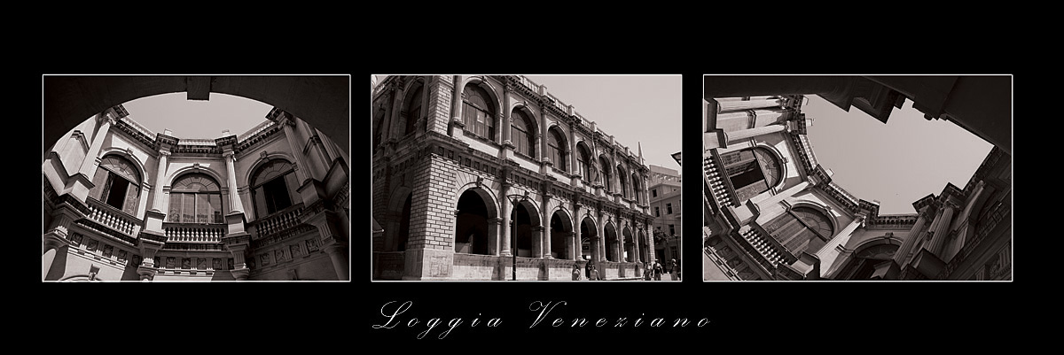 photo "Loggia Veneziano" tags: architecture, black&white, landscape, 