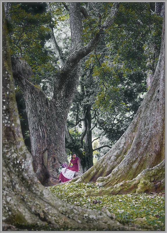 photo "***" tags: landscape, portrait, forest, woman