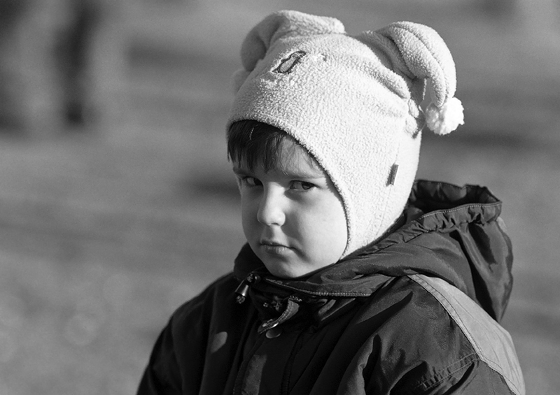 photo "***" tags: portrait, black&white, children