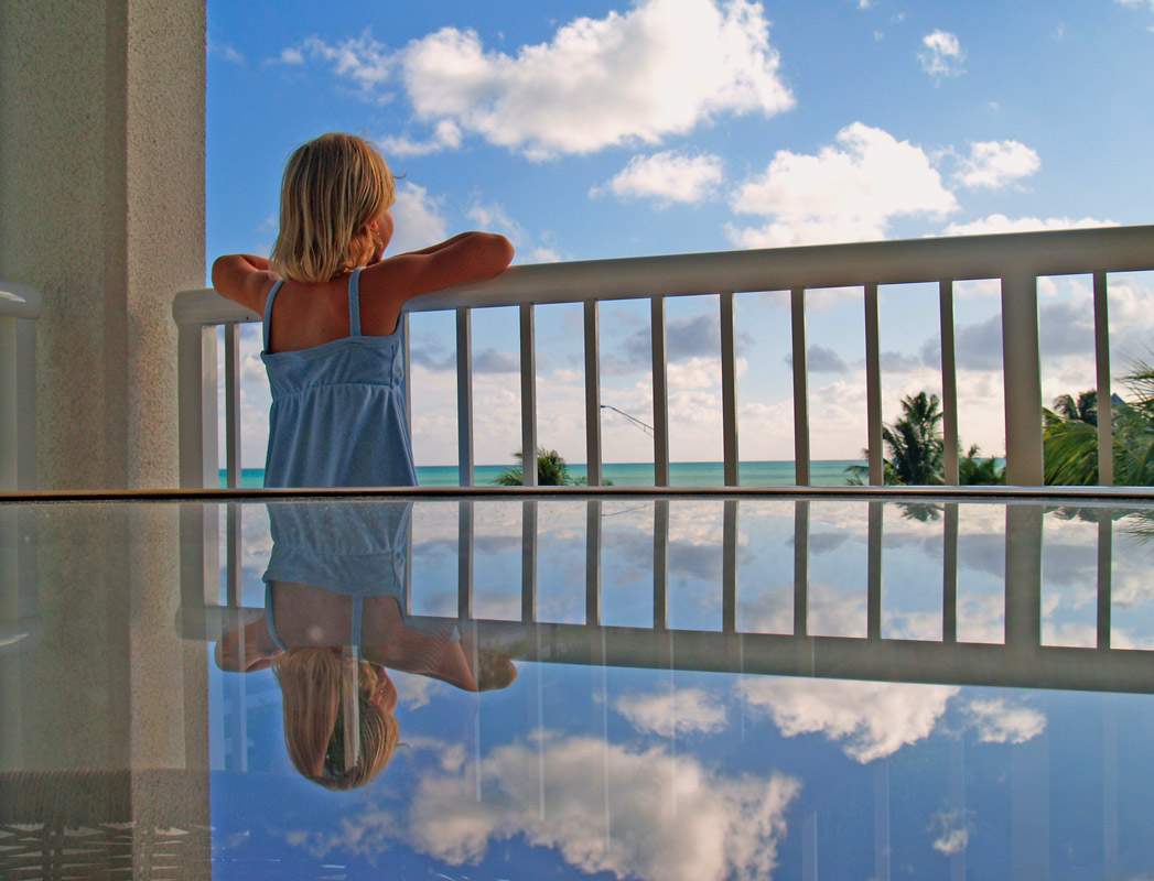 photo "Etude in Blue Tones" tags: landscape, portrait, children, clouds