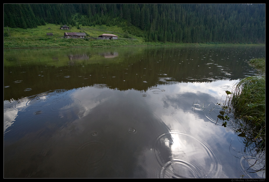 photo "Thunderstorm begins... / 0176_0032" tags: landscape, clouds, reflections, river, storm cloud, summer, water