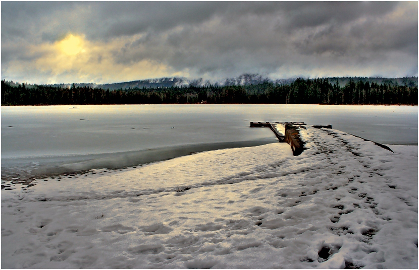 photo "About winter" tags: landscape, sunset, winter