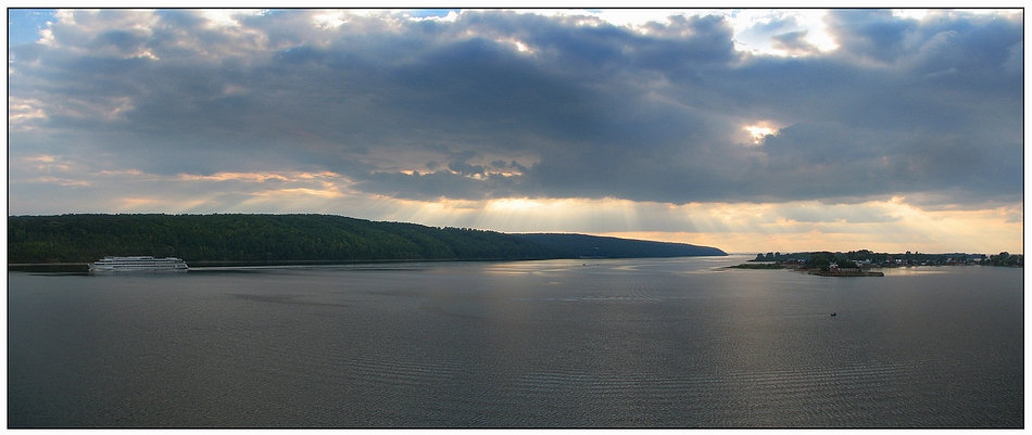 photo "Volga river" tags: landscape, sunset