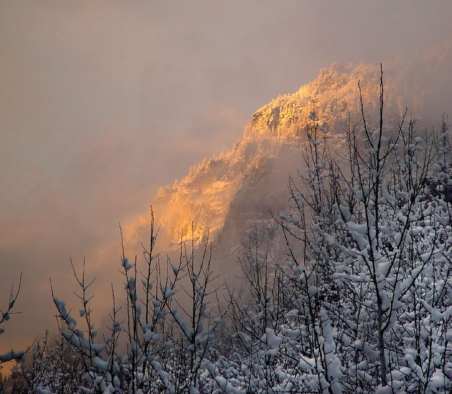 photo "The Frost and the Sun" tags: landscape, sunset, winter