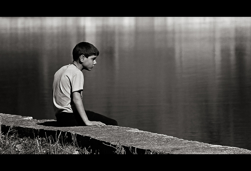 photo "No one wants to play" tags: portrait, black&white, children