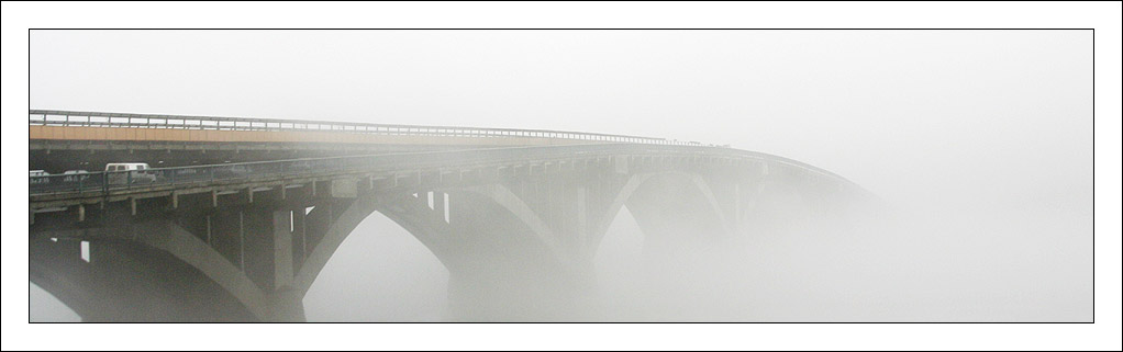 photo "Fog ad bridge" tags: architecture, landscape, 