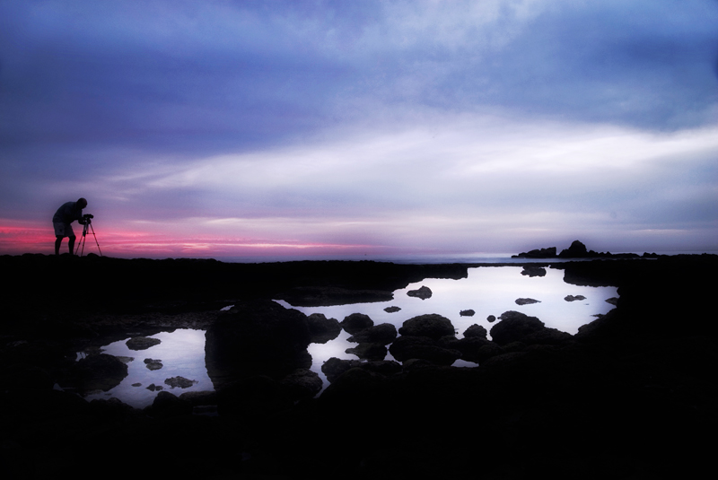 photo "The photografer" tags: landscape, night