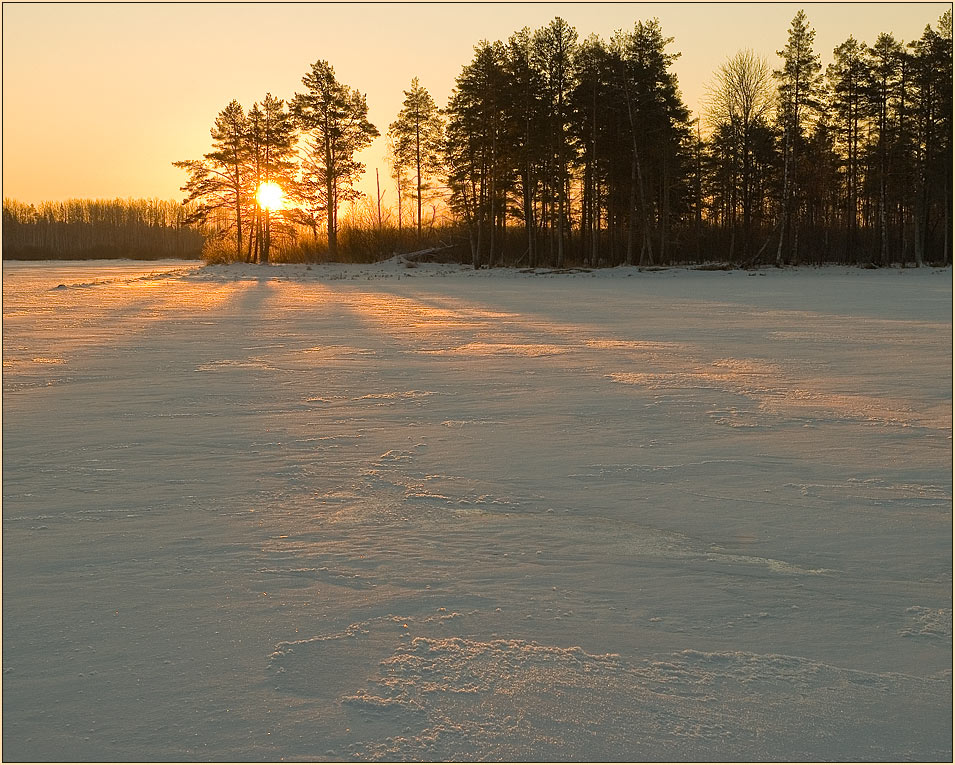 photo "Winter nuances" tags: landscape, sunset, winter