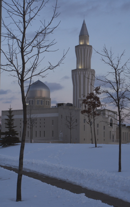 photo "Mosque at twilight" tags: architecture, landscape, winter